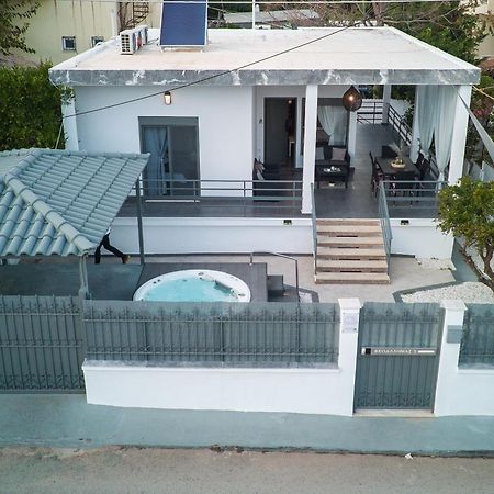 Seaside House In Nea Makri Villa Екстериор снимка